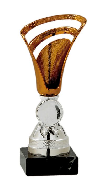 Trofej zlatej, striebornej, bronzovej farby