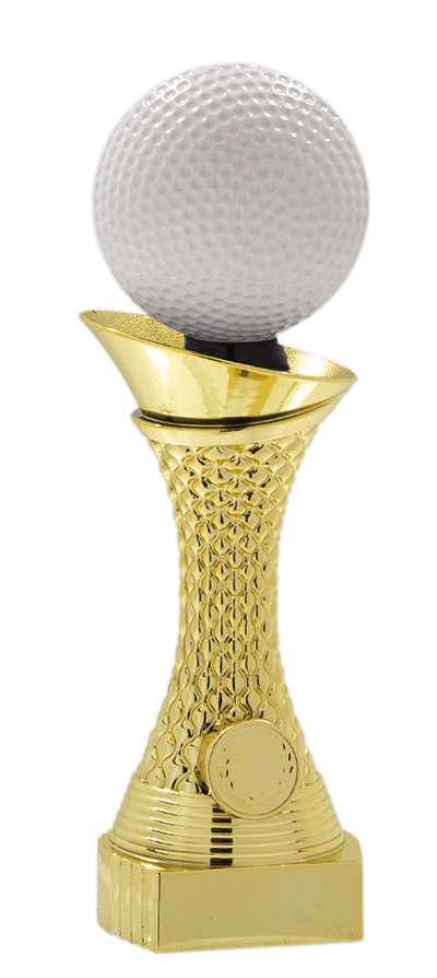 Exkluzívna zlatá golfová trofej