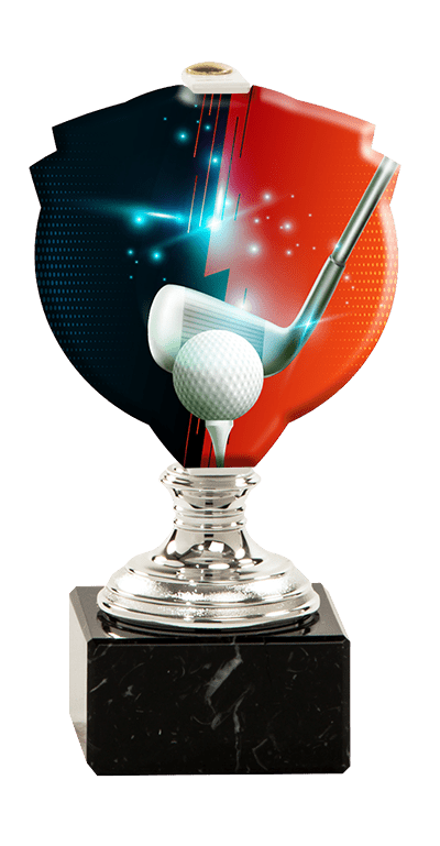 Trofej striebornej farbyPLEXI golf