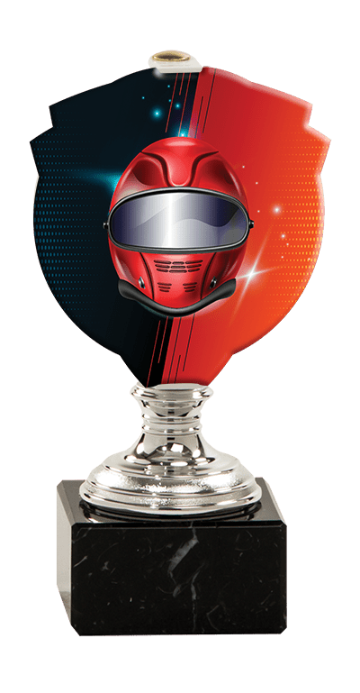Trofej striebornej farbyPLEXI moto-šport