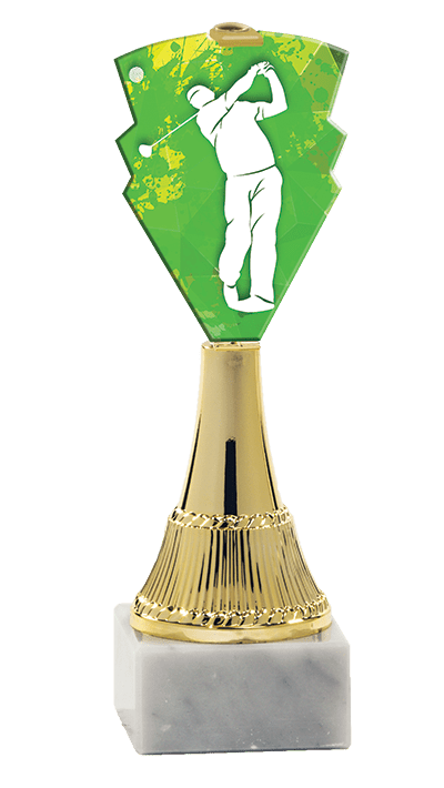 Trofej zlatej farbyPLEXI golf