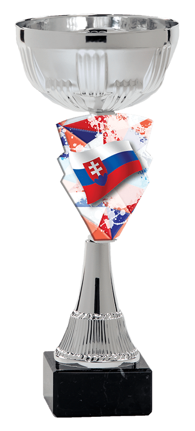 Pohár striebornej farbyPLEXI Slovensko