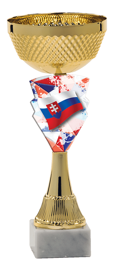 Pohár zlatej farbyPLEXI Slovensko