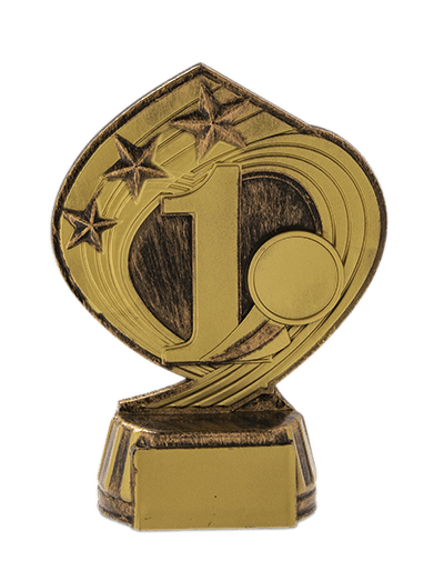Trofej 1.2.3. miesto s miestom pre emblém