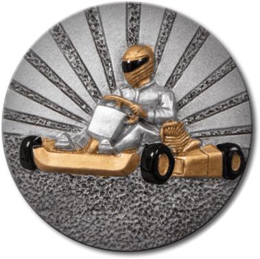Maxiplus resinový emblém motokáry