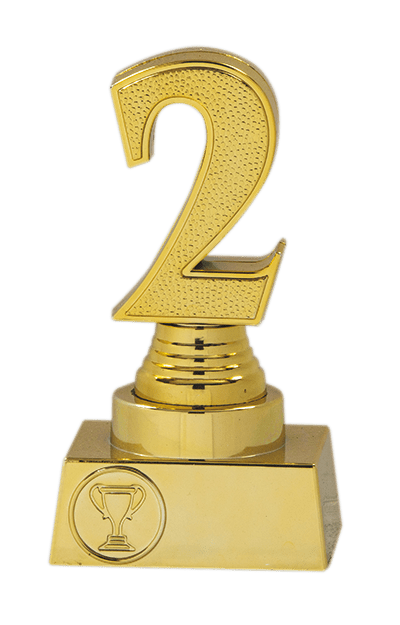 Trofej 1.2.3. miesto s miestom pre emblém